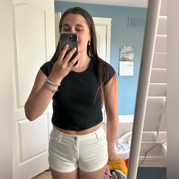 Pacsun White Jean Shorts - Picture 4 of 5